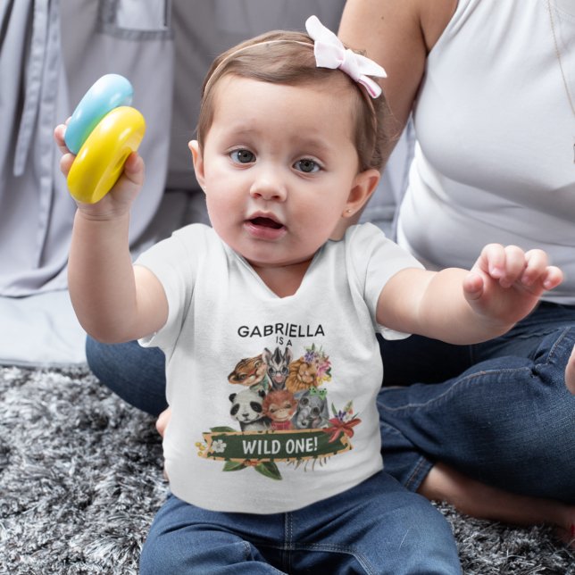 Camiseta Bicho Selvagem Fofo Animais da Selva  (Criador carregado)