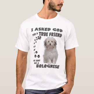 Camiseta Bichon Bolognese Quote Mom, Bologneser Dad Art, Cu