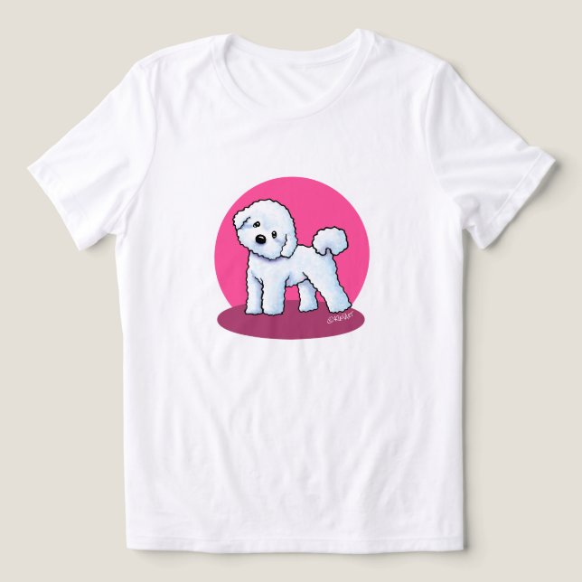 Camiseta Bichon Frise (Design frontal)