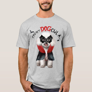 Camiseta Bichon Frise Dog Vampire Dia de as Bruxas engraçad