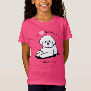 Camiseta Bichon Frise Heart-Shirt