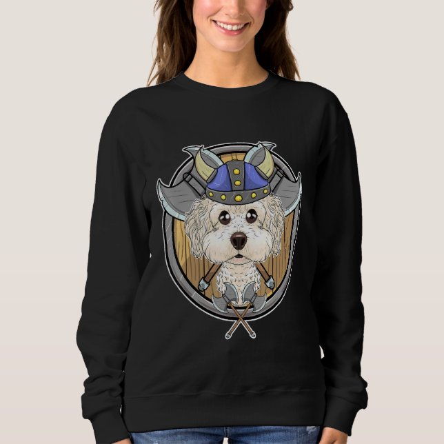 Camiseta Bichon Frise I Valhalla I Viking (Frente)