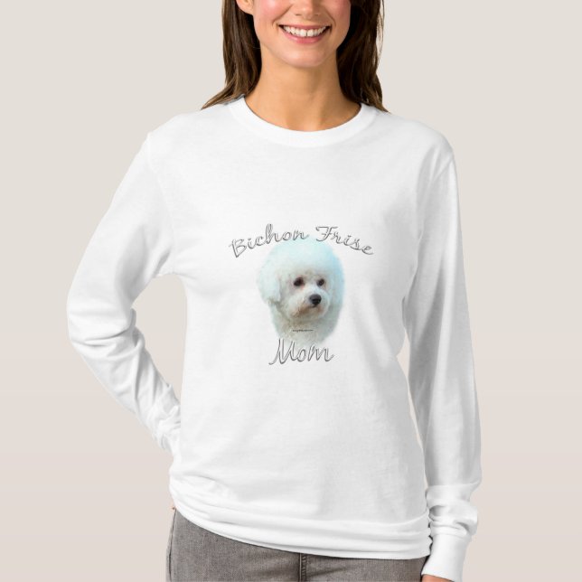 Camiseta Bichon Frise Mãe 2 (Frente)