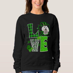 Camiseta Bichon Frise Shamrock Lucky C Irish St Patricks Da
