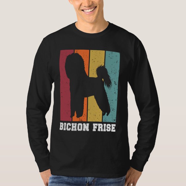 Camiseta Bichon Frise Vintage  2 (Frente)