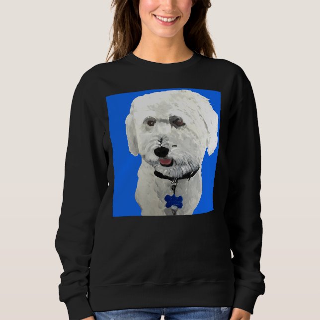 Camiseta Bichon Poodle Blue (Frente)