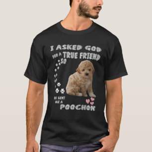 Camiseta Bichon Poodle Dog Mãe, Pai Bichon Poo, Corte