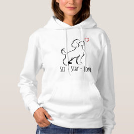Camiseta Bichon Sit-Stay-Love