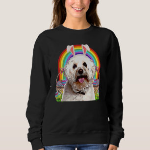 Camiseta Bichons Frise Cão Páscoa Coelhinho De Ovo