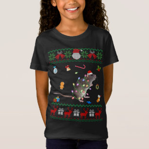 Camiseta Bichos De Doce De Natal Engraçado Luz De Natal R