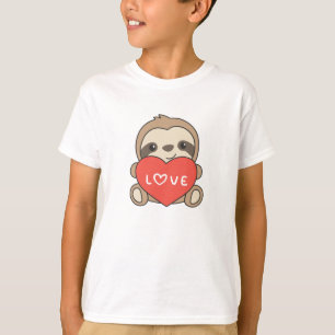 Camiseta Bichos Leves Com Corações Animais Favoritos
