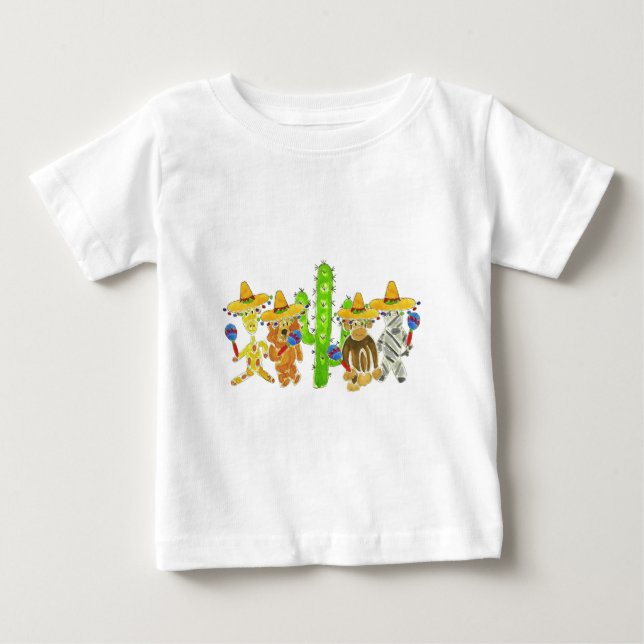 Camiseta Bichos mexicanos da festa (Frente)