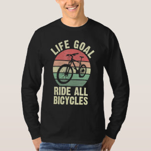 Camiseta Bicicleta A Meta De Vida Todos Os Bikes Para O Cic