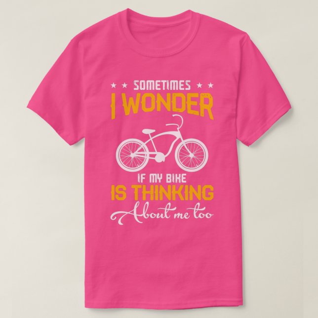 Camiseta Bicicleta amava ciclista engraçada (Frente do Design)