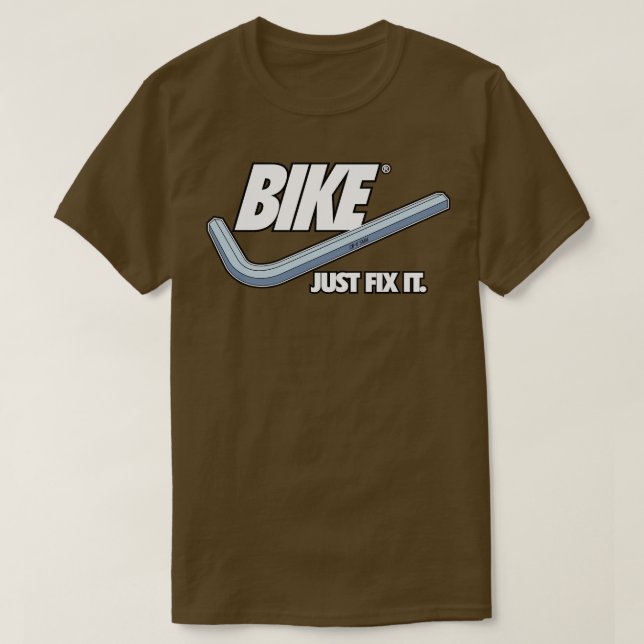 Camiseta BICICLETA Apenas Conserte A Luz (Frente do Design)