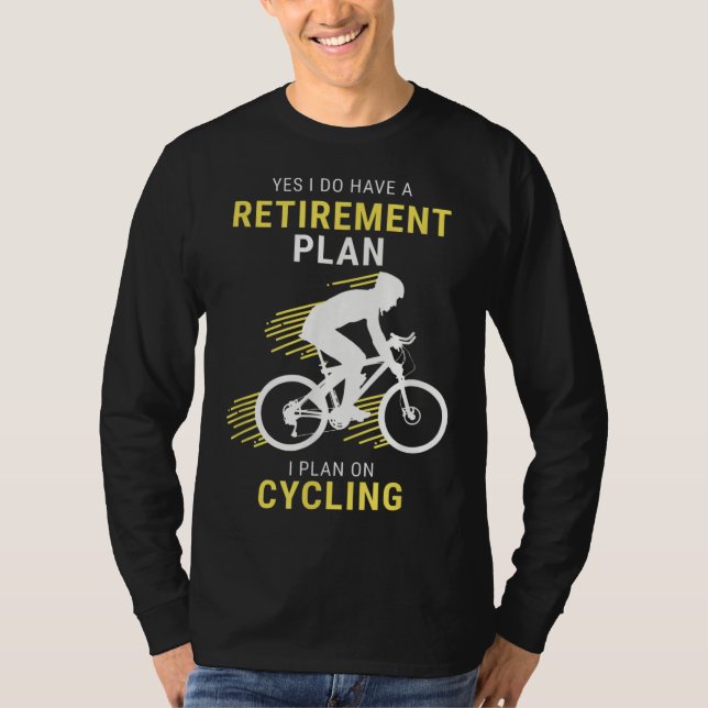 Camiseta Bicicleta Bicicleta Bicicleta Bicicleta Plano de C (Frente)