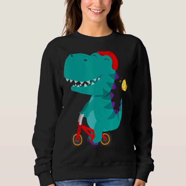 Camiseta Bicicleta Bicicleta de Bicicleta Dinossaur, Toddl (Frente)
