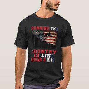 Camiseta Bicicleta Biden Que Circula O País É Como Rid