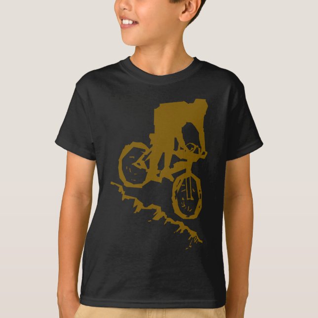 Camiseta Bicicleta Biking da montanha (Frente)