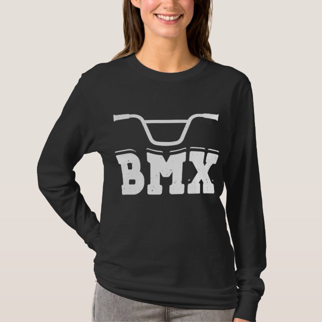 Camiseta Bicicleta BMX Bike Rider Garotas Meninas (Frente)