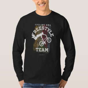 Camiseta Bicicleta BMX Freestyle Bandeira Comores Ciclismo 