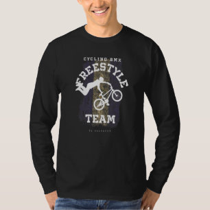 Camiseta Bicicleta BMX Freestyle Bandeira El Salvador Cicli