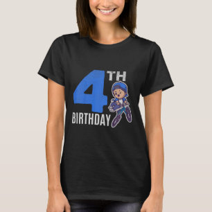 Camiseta Bicicleta Bmx Para Crianças De 4 Anos Meninos Cicl