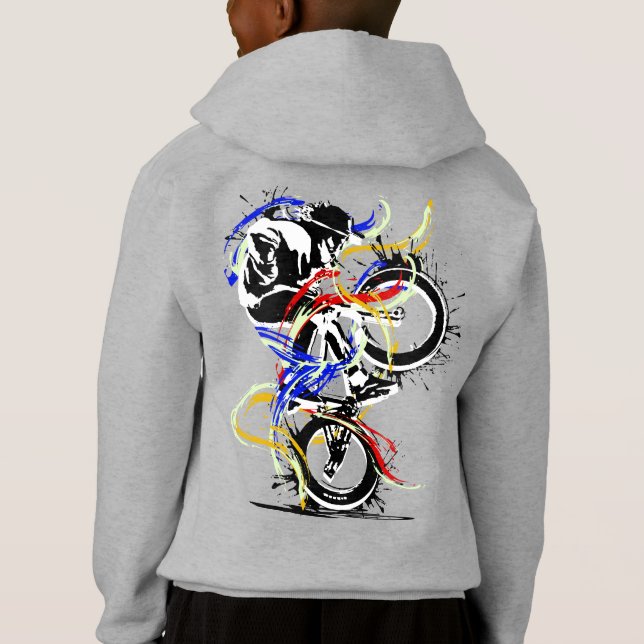 Camiseta Bicicleta Bmx Retroativa - Hoodie Bicicleta Bmx -  (Verso)