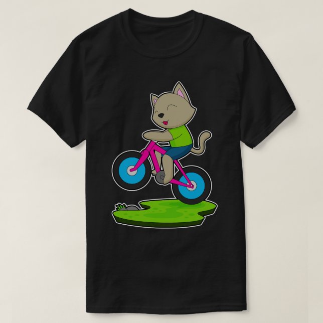 Camiseta Bicicleta Cat (Frente do Design)