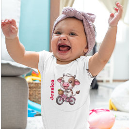 Camiseta Bicicleta Coca-Cola Cuta com Nome Filho