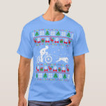 Camiseta Bicicleta Com Cachorro De Natal Feio Xm<br><div class="desc">Bicicleta Com Cachorros Feios De Natal,  Xmas Lights Premium.</div>