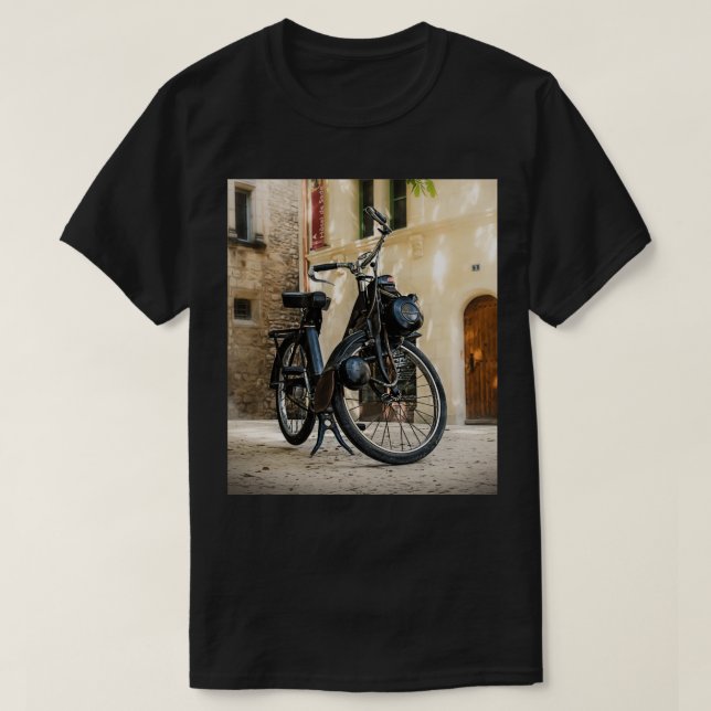Camiseta Bicicleta com motor auxiliar Solex (Frente do Design)