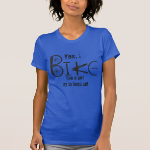Camiseta Bicicleta como as peças engraçadas de uma