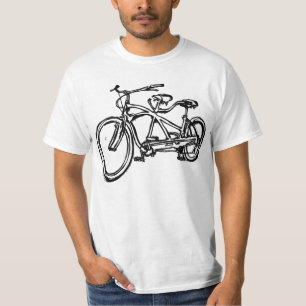 Camiseta Bicicleta construída para (a bicicleta 2 do tande