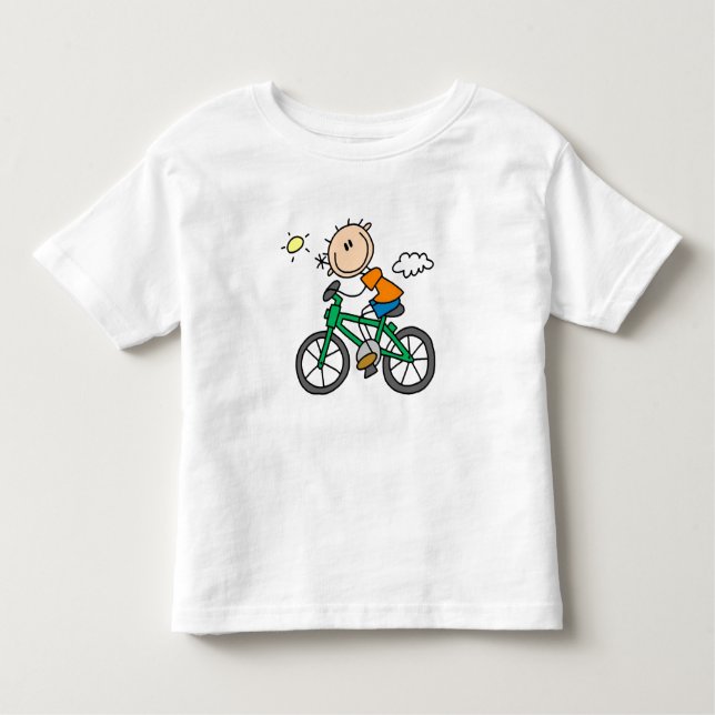 Camiseta Bicicleta da equitação - homem (Frente)