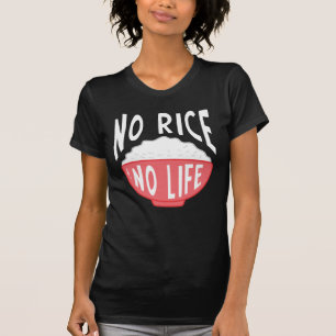 Camiseta Bicicleta de Arroz Asiático Sem Arroz Viciada