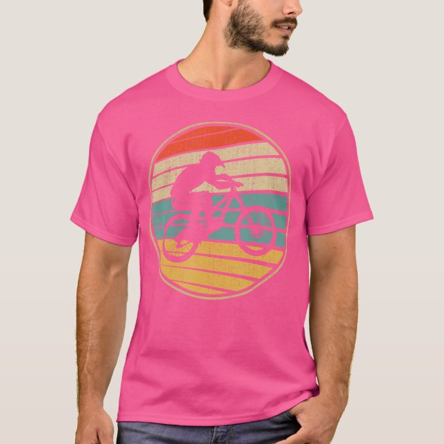 Camiseta Bicicleta De Bicicleta Bmx 70S 80S (Frente)
