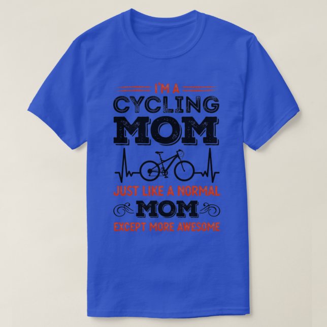 Camiseta Bicicleta de Bicicleta da Mãe (Frente do Design)