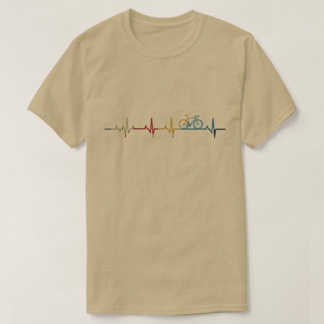 Camiseta Bicicleta de Bicicleta de Bicicleta de Bicicleta d (Frente do Design)