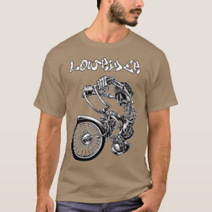 Camiseta Bicicleta De Cavaleiro Baixo Para O Estilo Cholo M