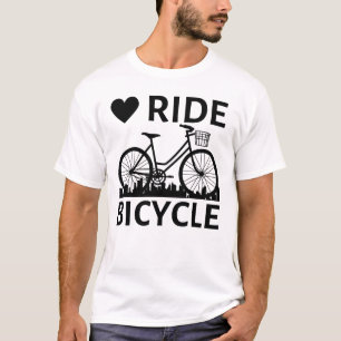 Camiseta Bicicleta de Corrida de Amor