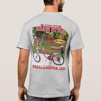 Camiseta Bicicleta de estilo Krate do Tamanho Vermelho do A