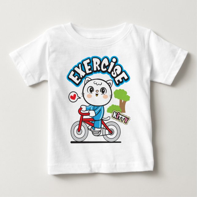 Camiseta Bicicleta de gato (Frente)