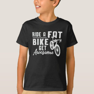 Camiseta Bicicleta De Gordura Uma Bicicleta De Gordura Cheg