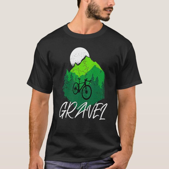 Camiseta Bicicleta de Gravel Gravel Bicicleta de gravel (Frente)