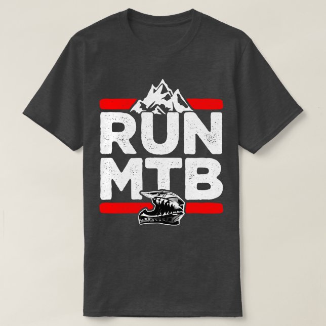 Camiseta Bicicleta de Montanha MTB (Frente do Design)