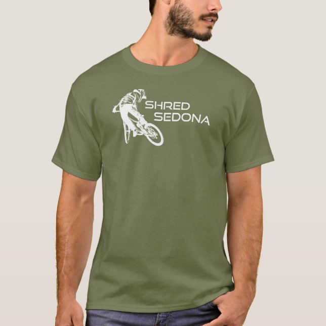 Camiseta Bicicleta De Montanha Sedona Shred Arizona (Frente)