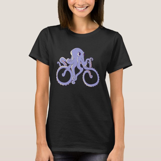 Camiseta Bicicleta de Octopus Kalmar Infantil (Frente)