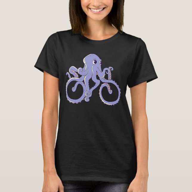Camiseta Bicicleta de Octopus Kalmar Infantil (Frente)