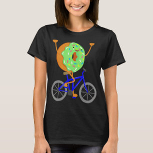 Camiseta Bicicleta De Rodas De Bicicleta De rosquinha, Cicl